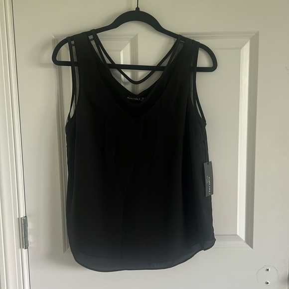 Black Tape_ Tops - NWT Black Tape Size Small Black/Noir Tank top